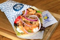 Der beste und leckerste Gyros Teller von Amsterdam Holland