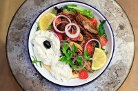 Gyros essen in Amsterdam