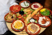 Libanesisches Restaurant Mezze im niederländischen Küstenort Scheveningen