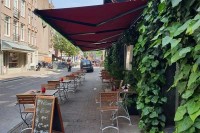 Italienisches Restaurant mit Terrasse in Amsterdam Holland